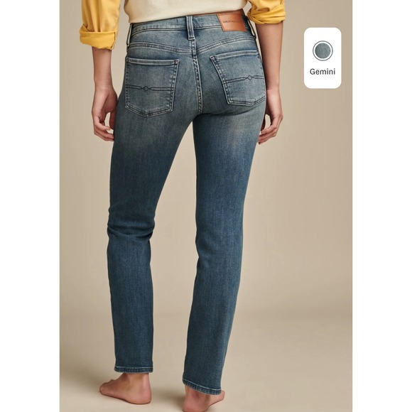 Lucky Brand Mid-Rise Sweet Straight Jeans Women's Denim NWT Size 4/W27 - Picture 2 of 6